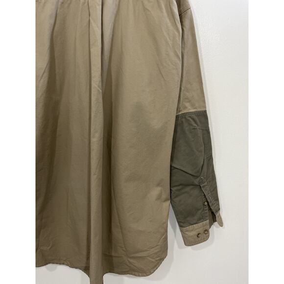 Gorpcore Utility Retro Outdoors Safari Work Button Up Shirt XLT Hunting Dad - Picture 9 of 13